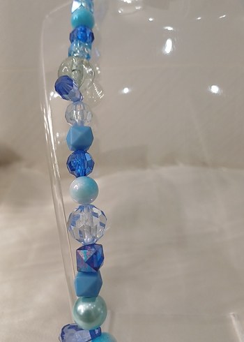 Mavi Boncuklu Uzun Bohem Kolye - Görsel 9
