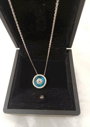 925 ayar gümüş nazar boncuğu Kolye - Görsel 19