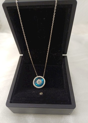 925 ayar gümüş nazar boncuğu Kolye - Görsel 18