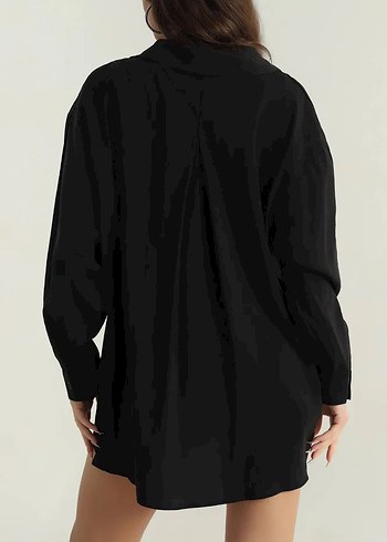 siyah gömlek - Görsel 4