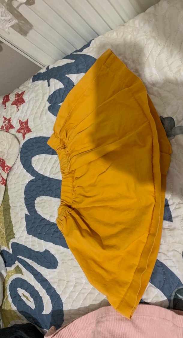 Sarı Fırfırlı Kız Çocuk Etek - Görsel 4