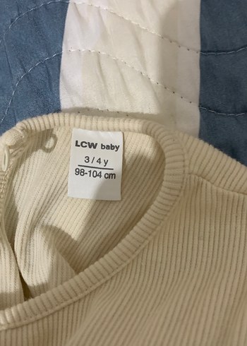 Kız Çocuk Beyaz Pamuklu Kısa Kollu Elbise - Görsel 4