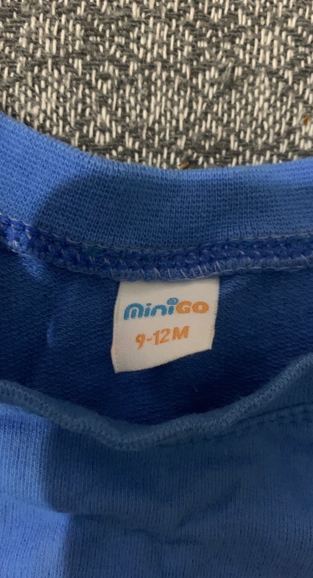 Mavi Erkek Çocuk Sweatshirt Kapüşonsuz - Görsel 2