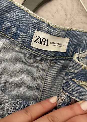 Mavi Pastel Renkli Kadın Denim Bol Kesim Pantolon - Görsel 4