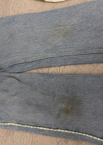 Mavi Pastel Renkli Kadın Denim Bol Kesim Pantolon - Görsel 2