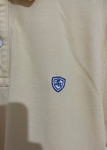 Sarı Düğmeli Erkek Polo Tişört - Görsel 2