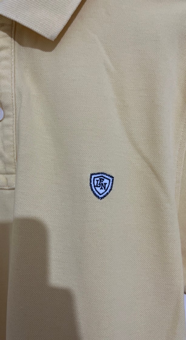 Sarı Düğmeli Erkek Polo Tişört - Görsel 2