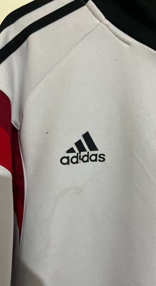 Adidas Beyaz Uzun Kollu Fermuarlı Sweatshirt - Görsel 3