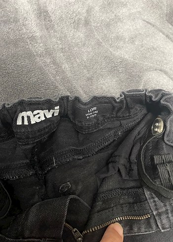 Siyah çocuk bol paça pantolon - Görsel 4