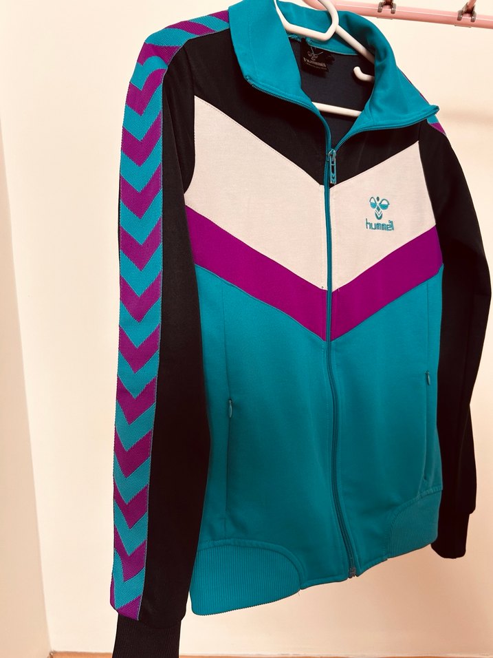 Hummel Fermuarlı renkli Spor Ceket - Görsel 3