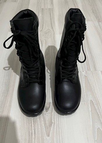 Askeri Siyah Deri Bot 42 Numara - Görsel 3