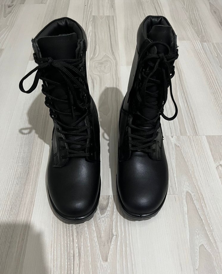 Askeri Siyah Deri Bot 42 Numara - Görsel 3