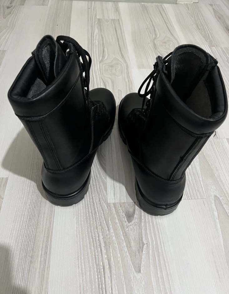 Askeri Siyah Deri Bot 42 Numara - Görsel 2