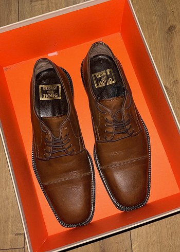 George Hogg Kahverengi Parlak Deri Klasik - Görsel 2