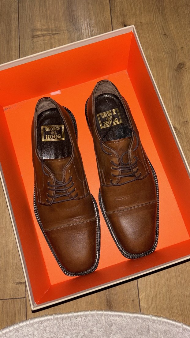 George Hogg Kahverengi Parlak Deri Klasik - Görsel 2