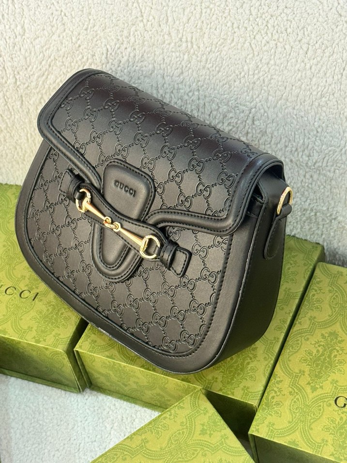 Gucci Çift Askılı ve Toka Detaylı Kadın Çantası - Görsel 4