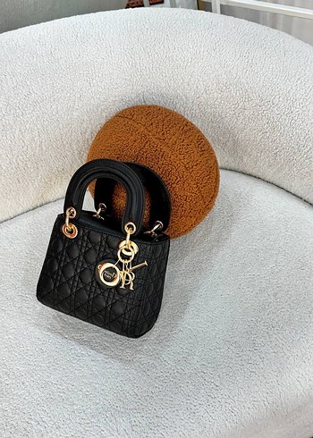 Klasik Siyah Desenli Kadın Çanta - Görsel 3