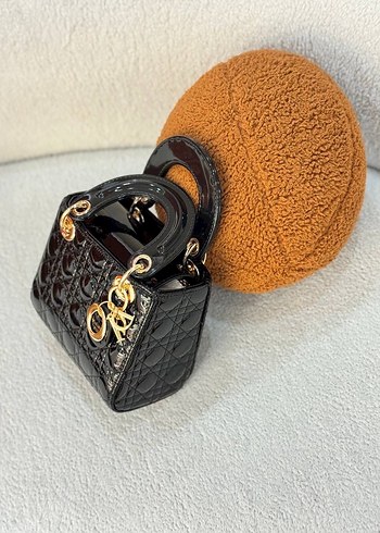 Klasik Siyah Desenli Kadın Çanta - Görsel 2