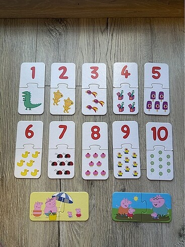 Diğer Peppa Pig sayılar puzzle