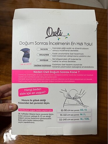 Owli doğum sonrası korse - Görsel 9
