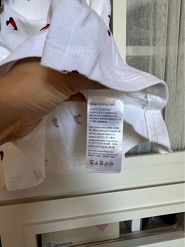 9-12 Ay Beden Tommy Hilfiger bebek elbise