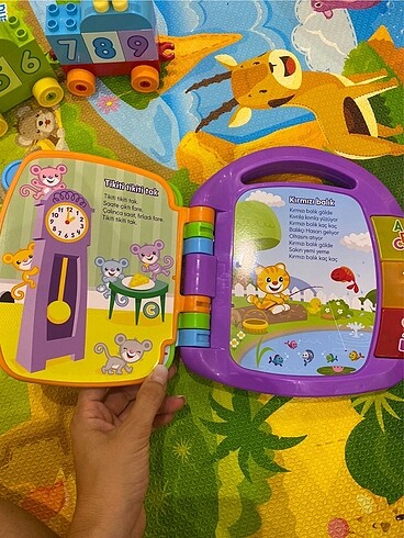 Beden Renk Fisher price eğitici hikaye kitabı