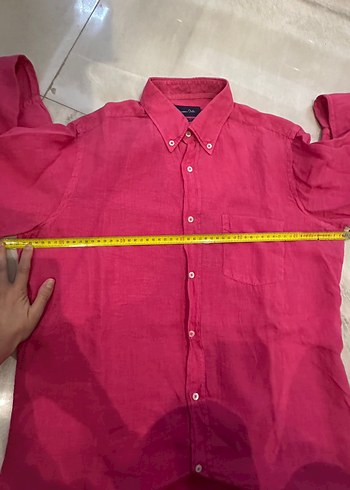 Massimo Dutti Massimo Dutti erkek keten gömlek