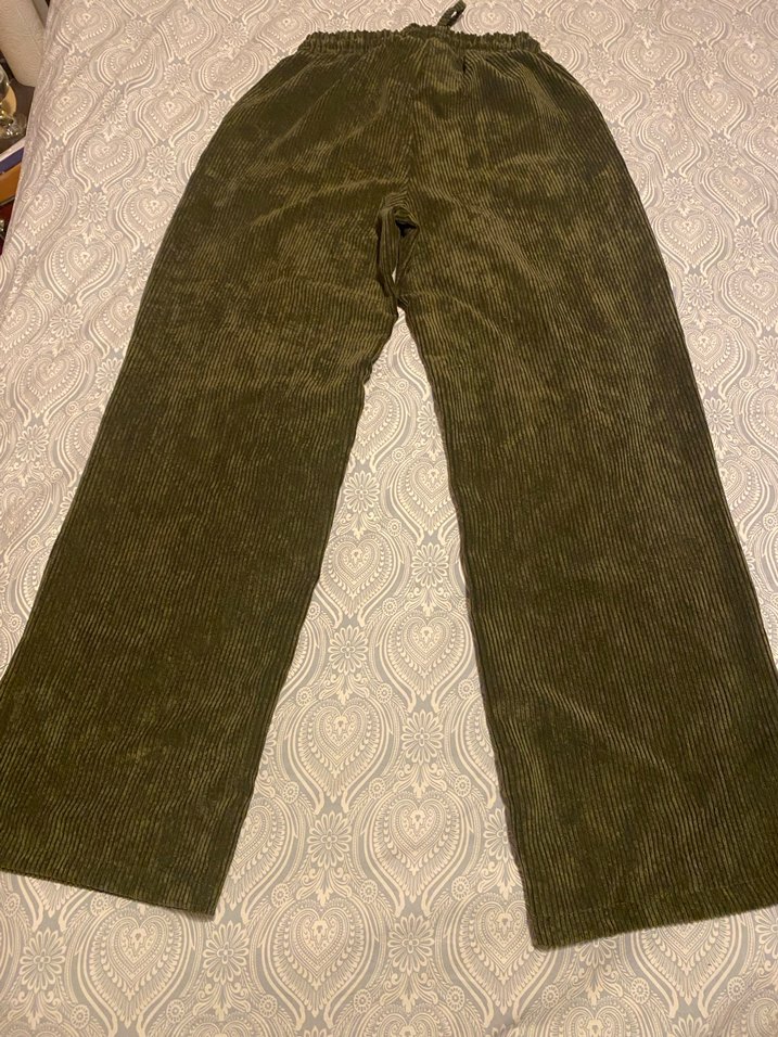 Kadın Koyu yeşil  Pantolon - Görsel 2