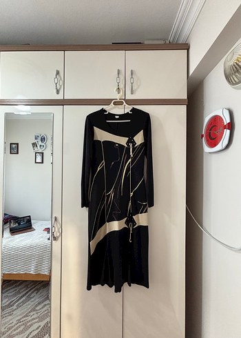 Fermuarlı Baskılı Siyah Kadın Tunik - Görsel 3