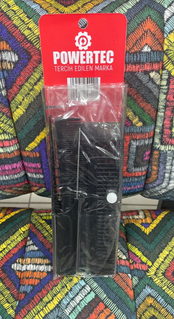 Powertec 10'lu Profesyonel Tarak Seti - Görsel 2