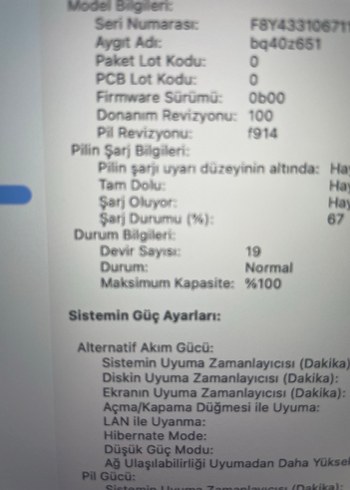 MacBook M2 devir sayısı 19 - Görsel 6