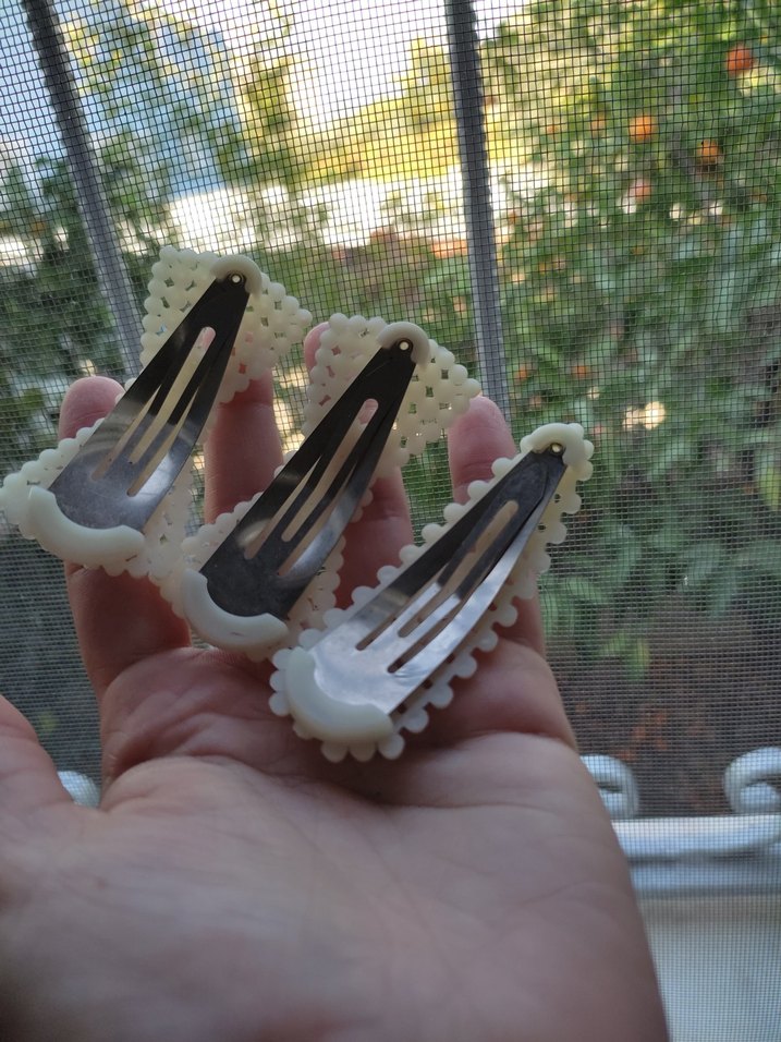 Beyaz İncili Toka Süsü - Görsel 4