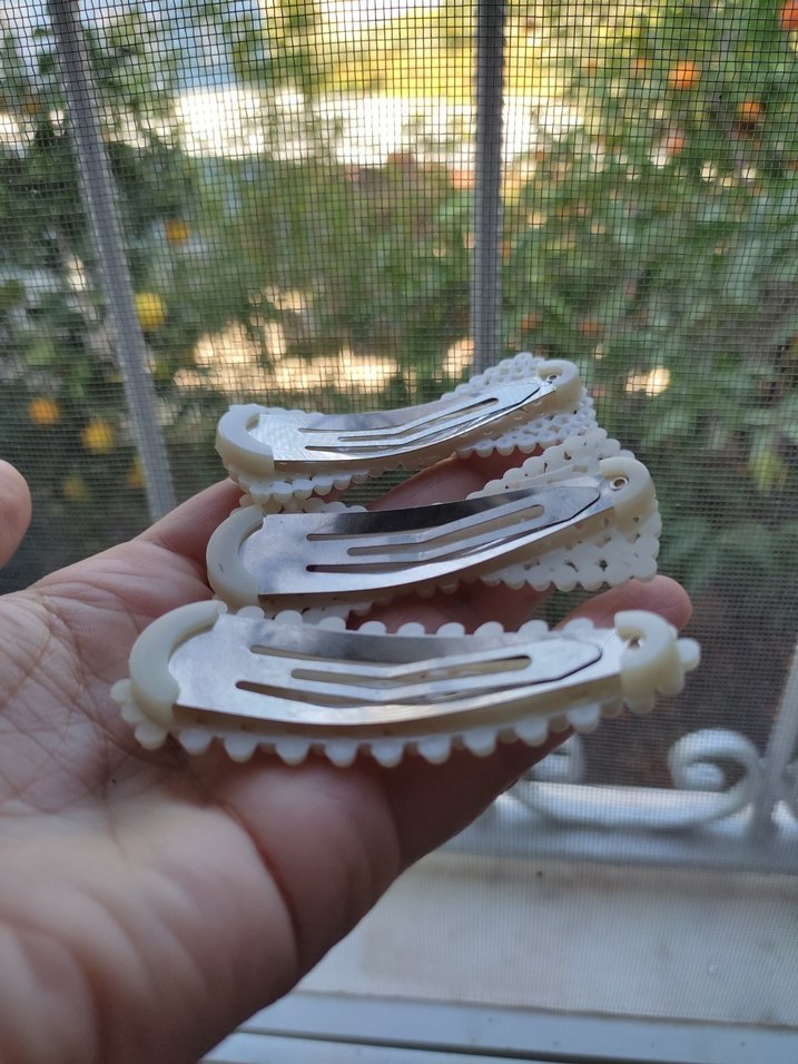 Beyaz İncili Toka Süsü - Görsel 3