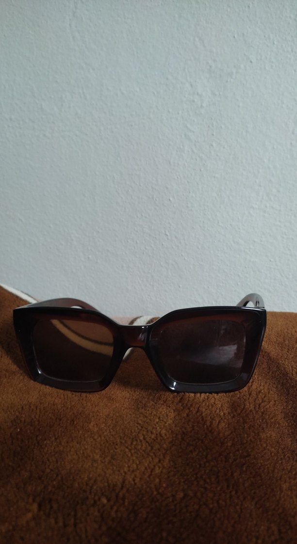 Kahverengi Tokalı Kadın Güneş Gözlüğü - Görsel 2