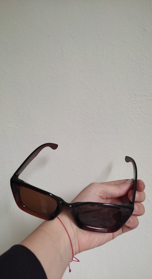 Kahverengi Tokalı Kadın Güneş Gözlüğü - Görsel 5