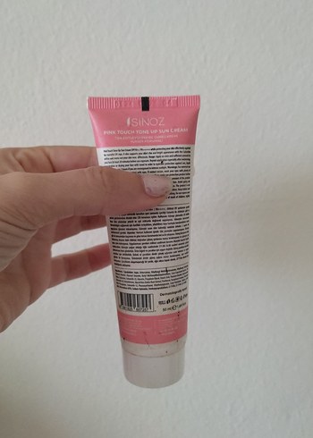 Sinoz Pembe Tonlu Güneş Kremi SPF 50 - Görsel 3