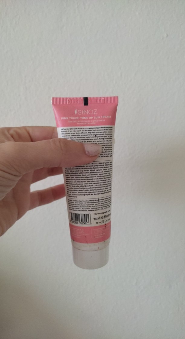 Sinoz Pembe Tonlu Güneş Kremi SPF 50 - Görsel 3