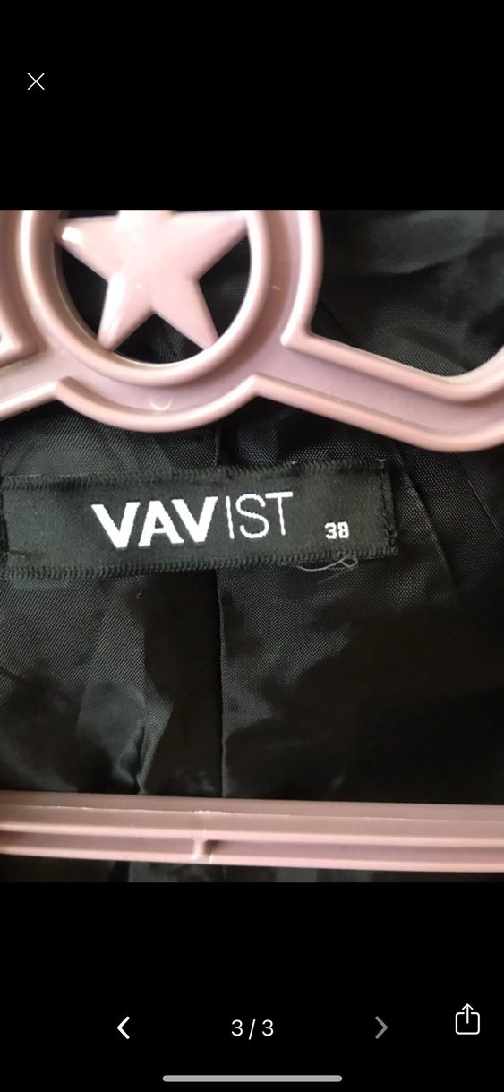 Düğmeli Siyah Kadın Triko Blazer Ceket - Görsel 3