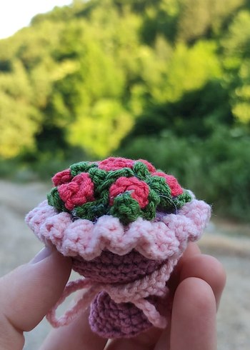 El Örgüsü Bohem Çiçekli Magnet - Görsel 7