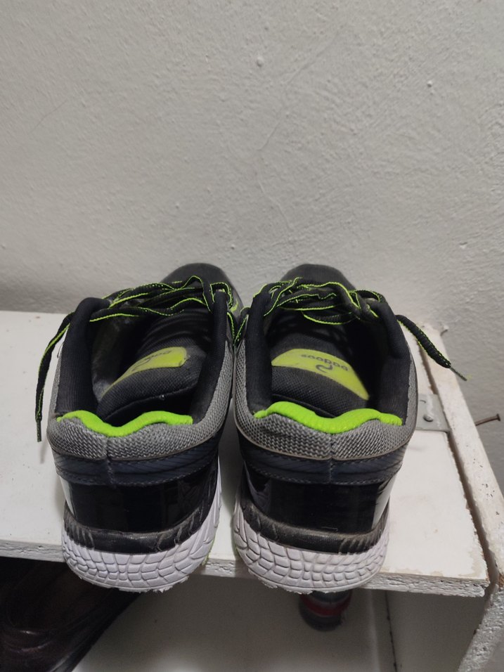 siyah yeşil Erkek Spor Ayakkabı Velcro Bağcıklı - Görsel 2