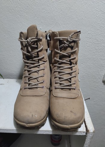 Bej Erkek Outdoor Botları Velcro - Görsel 3