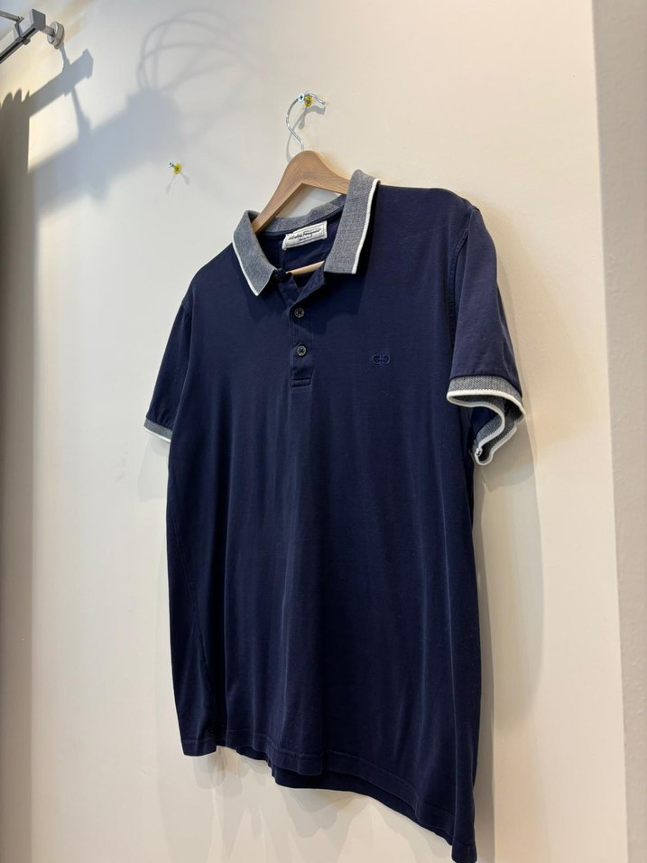 Düğmeli Polo Yaka Erkek Tişört - Görsel 2