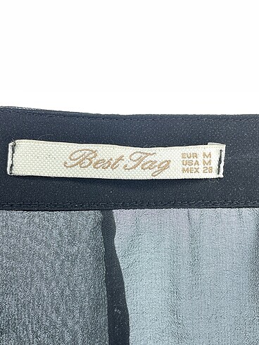 m Beden siyah Renk PreLoved Bluz %70 İndirimli.