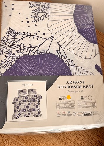 Doqu Armoni Nevresim Seti - Tüzzün Desenli - Görsel 2