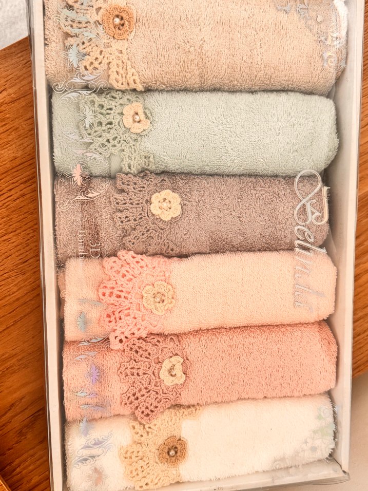 Nakışlı Bohem Pastel Havlu Seti - Görsel 2