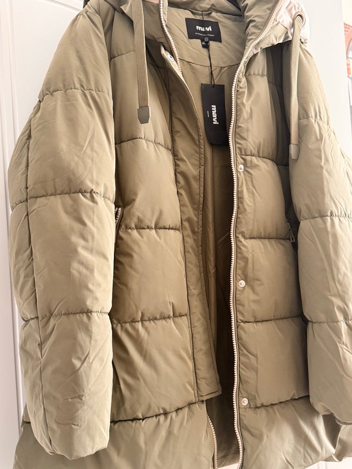 Yeşil kadın şişme mont - Görsel 5