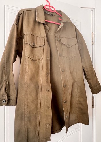 Yeşil kot ceket - Görsel 3