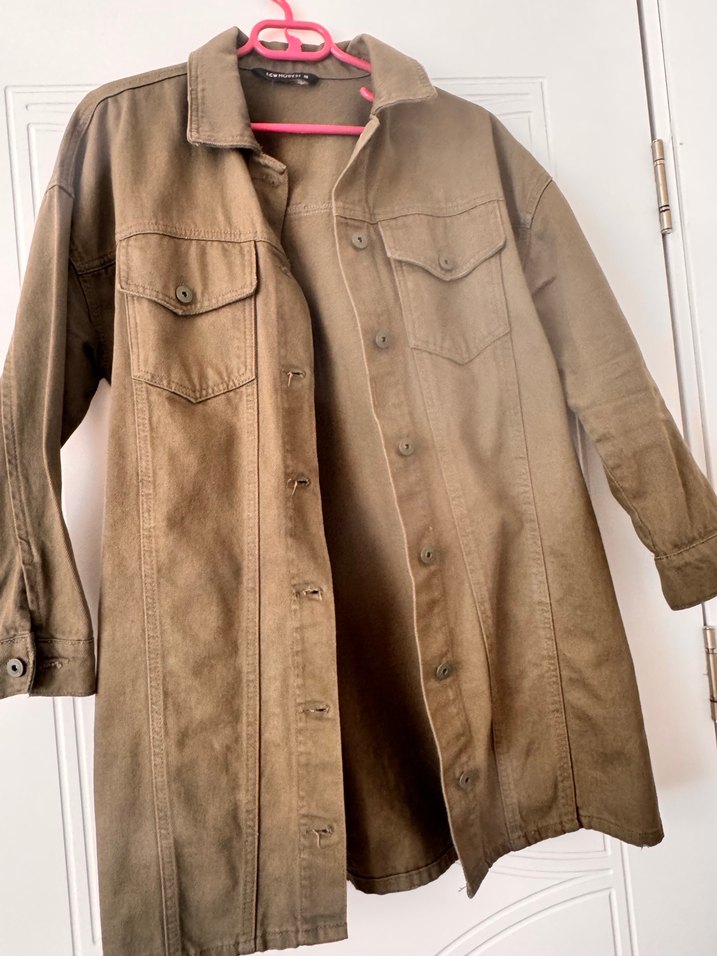 Yeşil kot ceket - Görsel 2