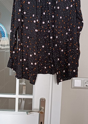 Desenli Siyah  gömlek - Görsel 2