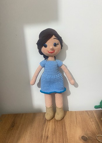 Mavi El Örgüsü Bebek , amigurumi - Görsel 2